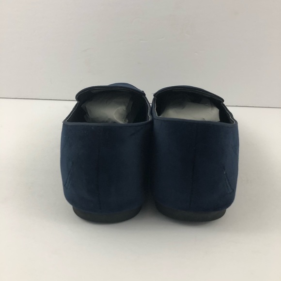 Nautica Shoes Womens 8 Loafers Navy Blue Emblem Slip on Velvet Campanile - Picture 3 of 7
